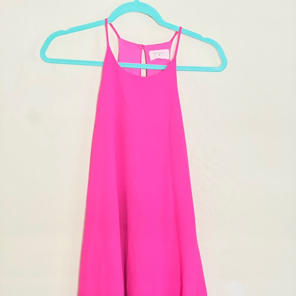 Hot Pink Flowy Mini dress